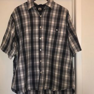 XL black and grey Ecko Unltd Button Up shirt